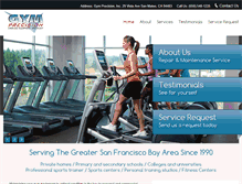 Tablet Screenshot of gymprecision.com